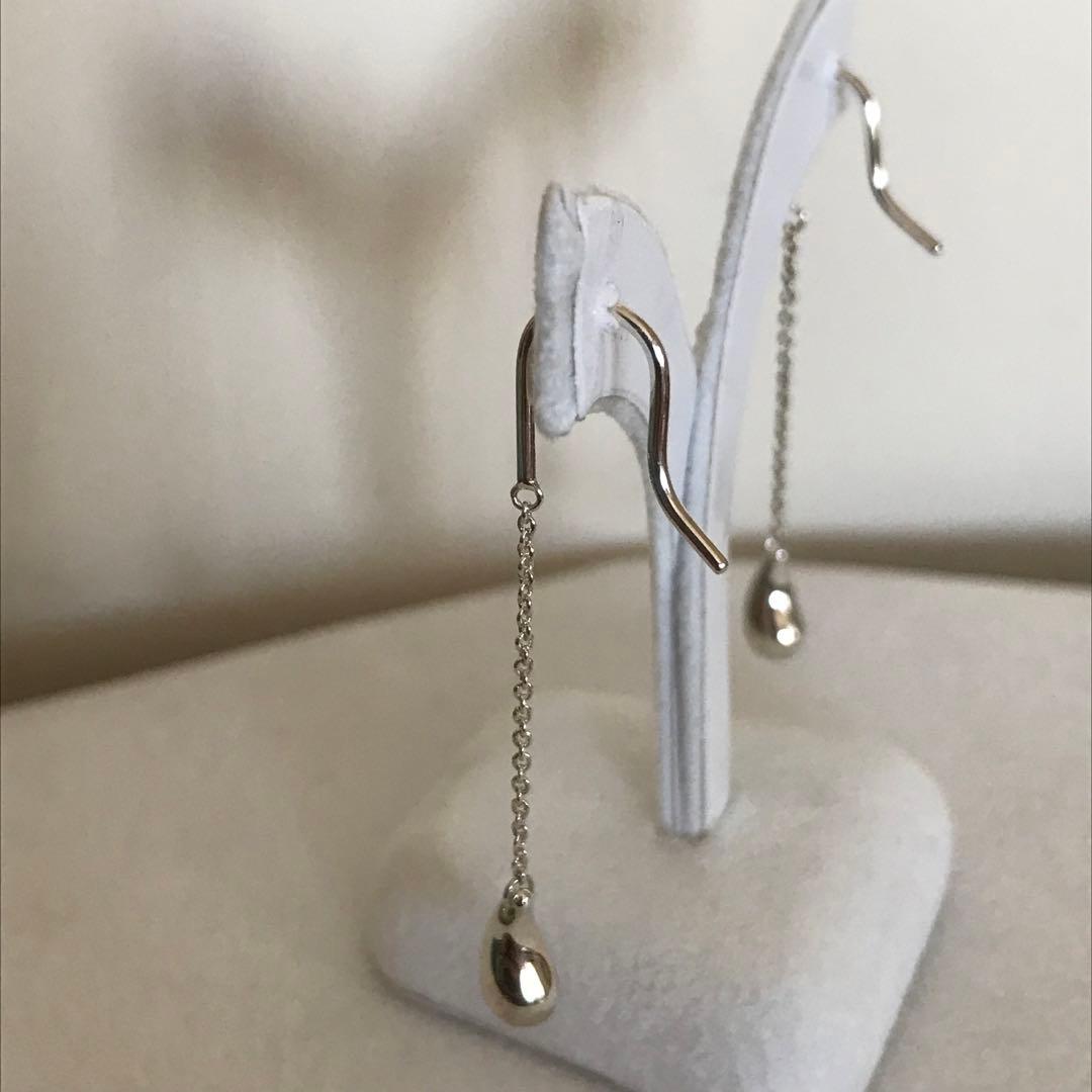 【レア】美品　ティファニー ティアドロップ ロングピアス SV925