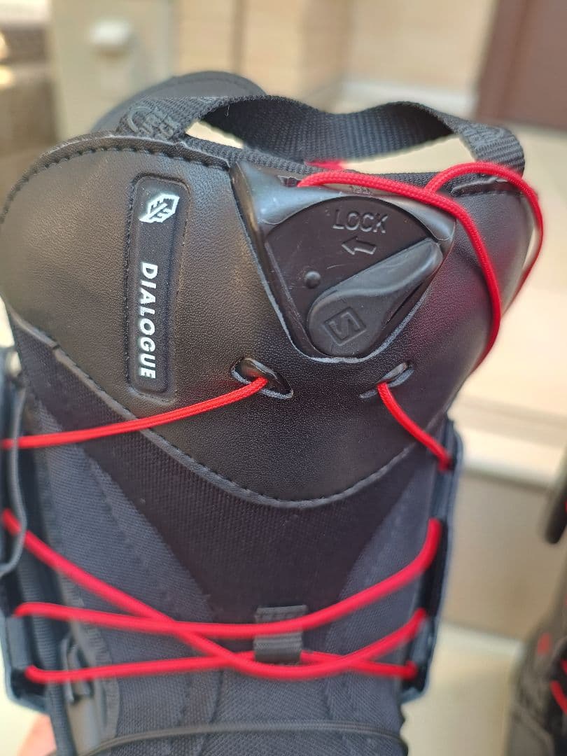 Salomon スノーボードブーツDIALOGUE X ブラック/レッド25cm