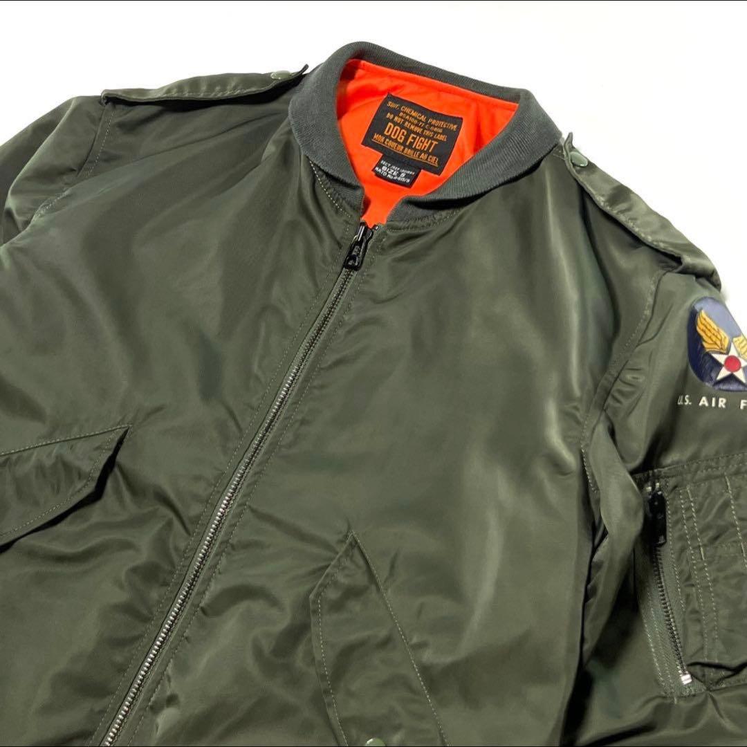 ア*チ様 DOG FIGHT MA-1 L-2B フライトジャケット L 美品