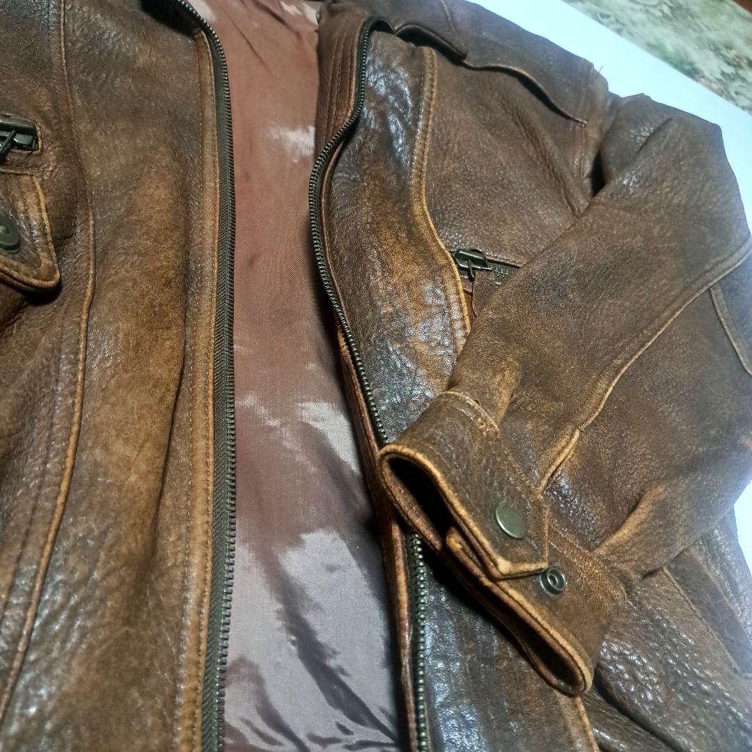 G-1フライト　レザージャケット　ラム革　ヴィンテージ　90s　サイズ40