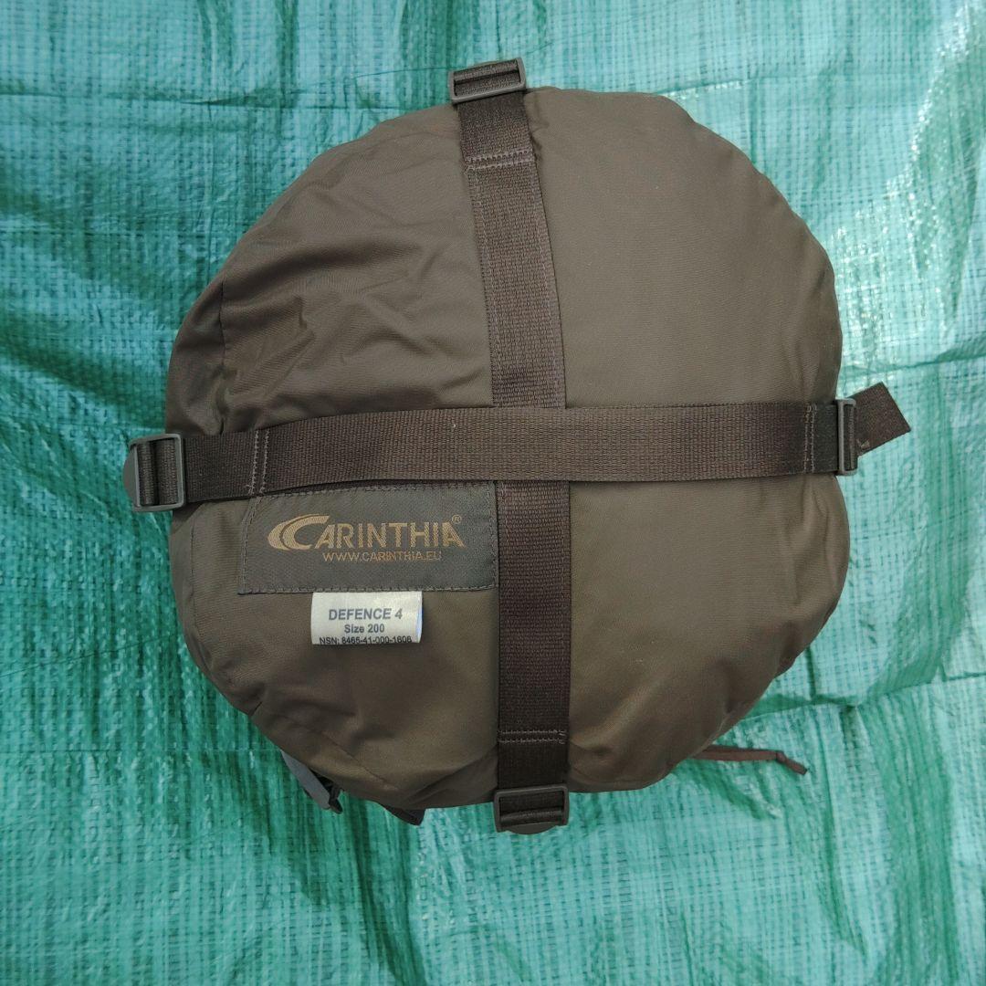 カリンシアCARINTHIA DEFENCE 4サイズL 寝袋 オリーブグリーン