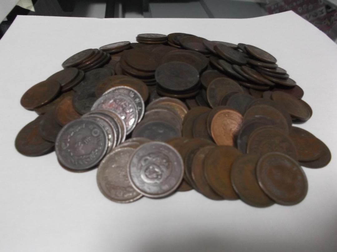 【送料無料】C-15　　明治竜半銭銅貨200枚