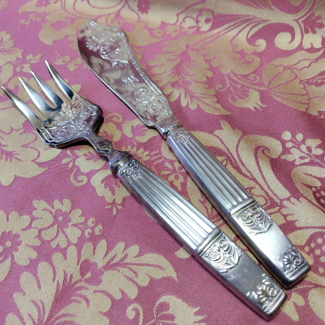 ラッキーウッド　フィッシュナイフ・フォーク セット