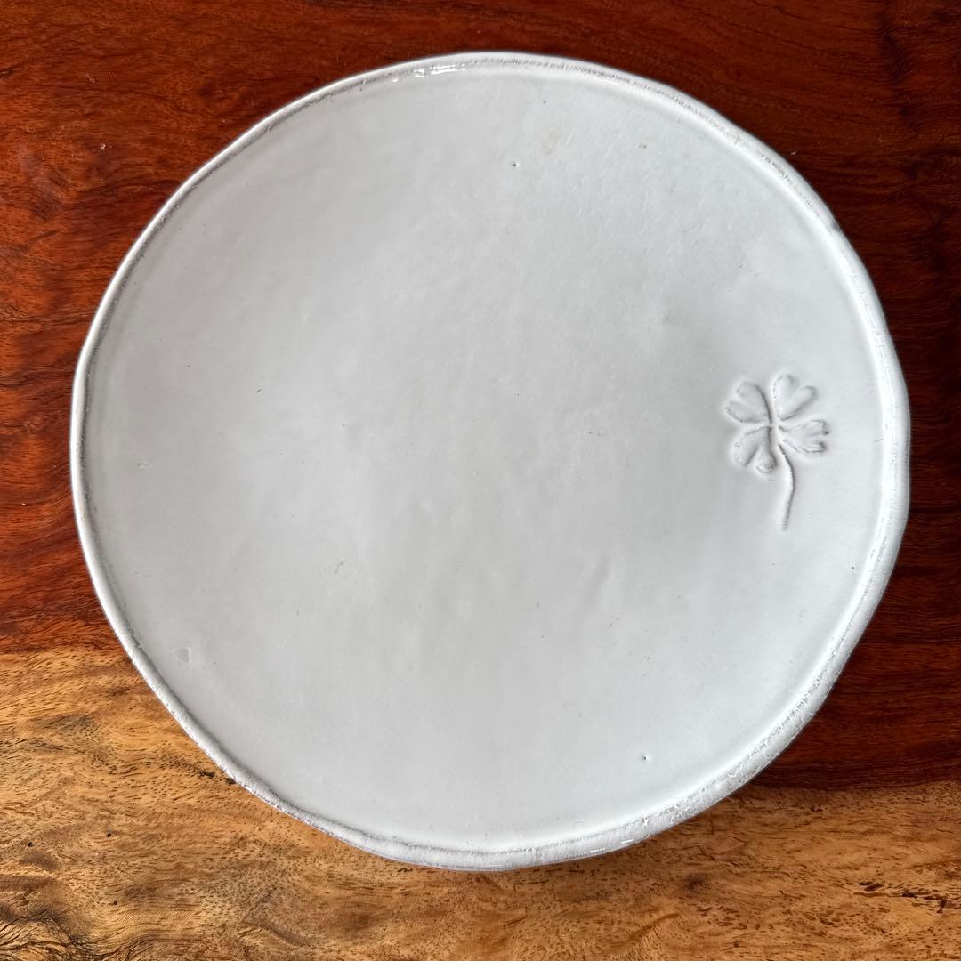 Astier de Villatte クローバー模様の皿