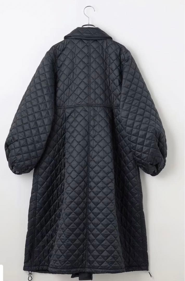 美品⭐︎亀恭子さんコラボ⭐︎オンワード#Newansキルティングロングコート0サイズ