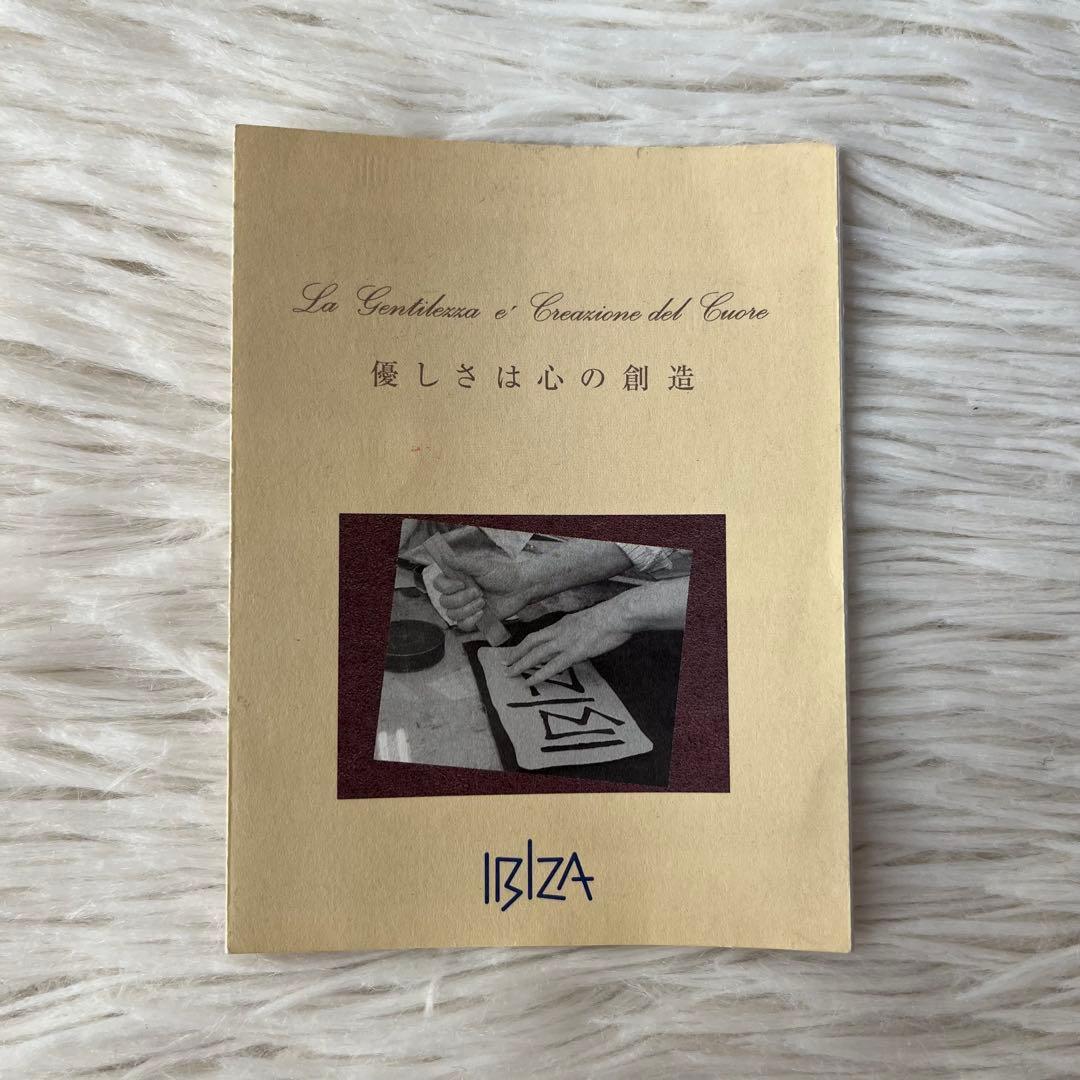 【極美品】イビサ　ぞう親子モチーフ　レザー　ボストンバッグ