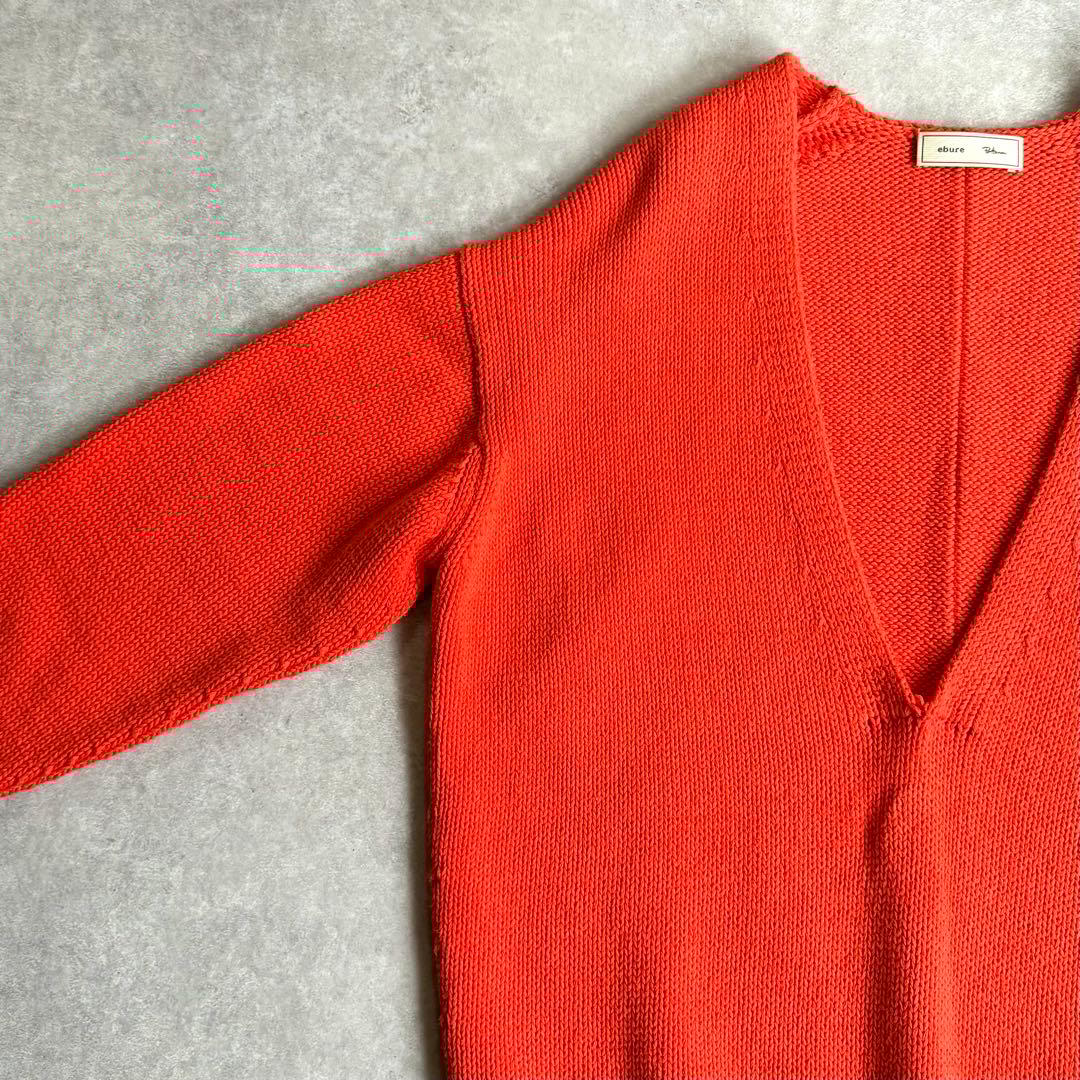 美品 エブール ロンハーマン別注 カシミヤレイヤードニット 深Vネック 2024