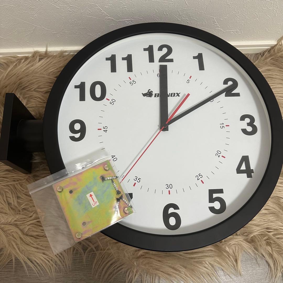 ダルトン ダブルフェイス 両面時計 BK