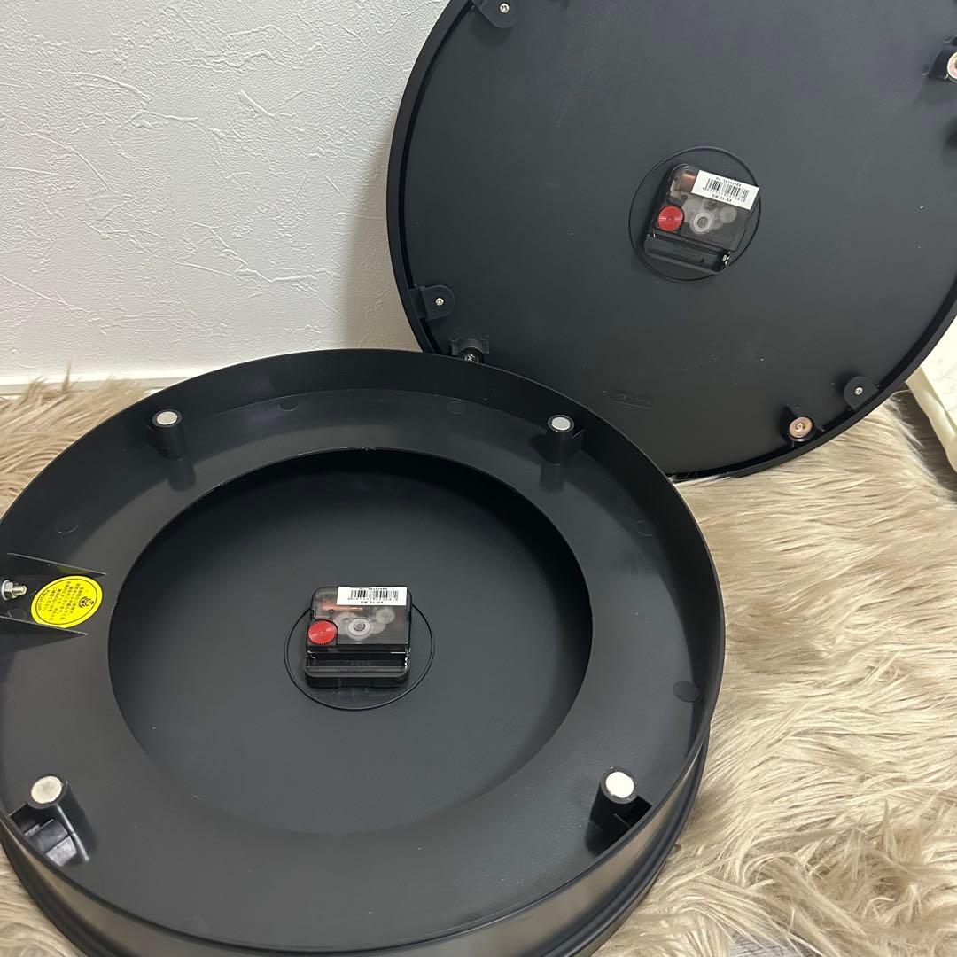 ダルトン ダブルフェイス 両面時計 BK