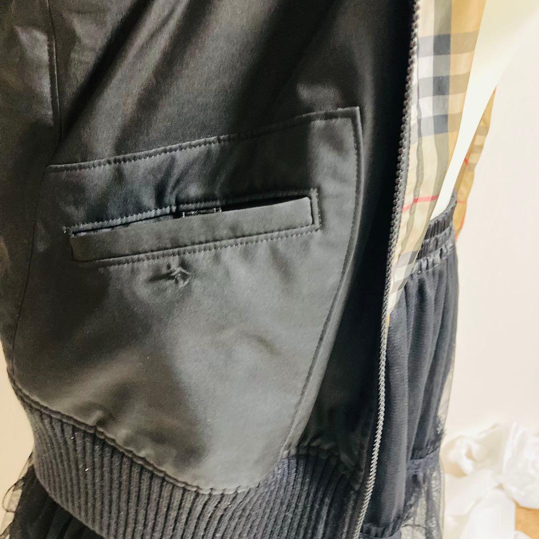 バーバリー　BURBERRY LONDON ファー付きベスト