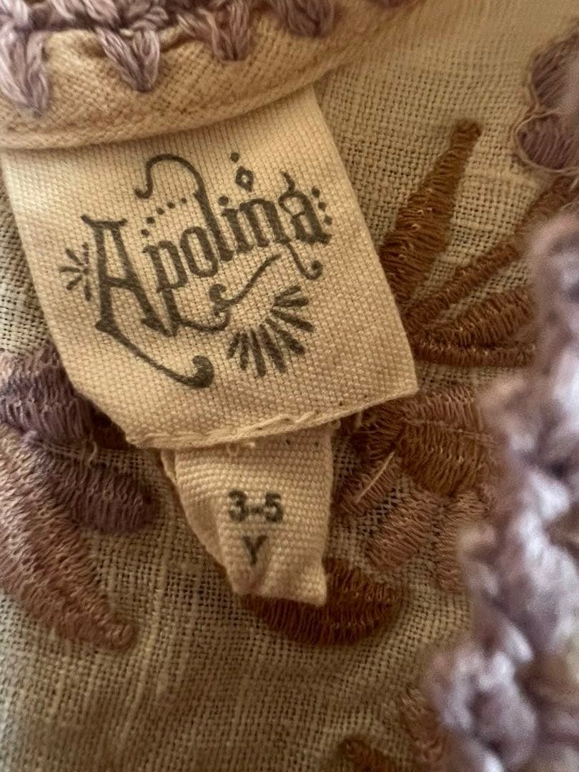 Apolina Stevie Dress 3-5y 紙タグ、ハガキ付き