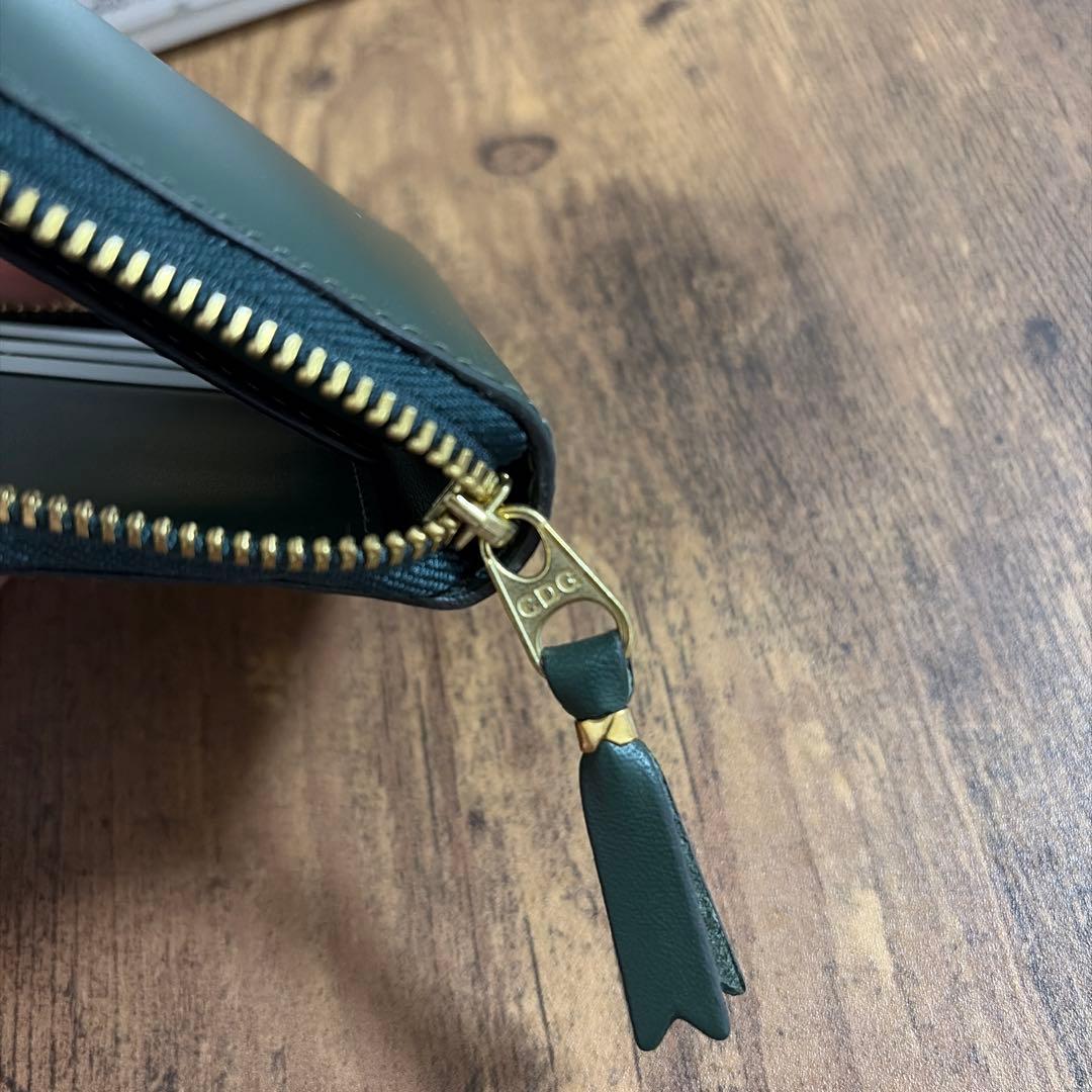 COMME DES GARÇONS ラウンドジップ　コンパクト　レザーウォレット