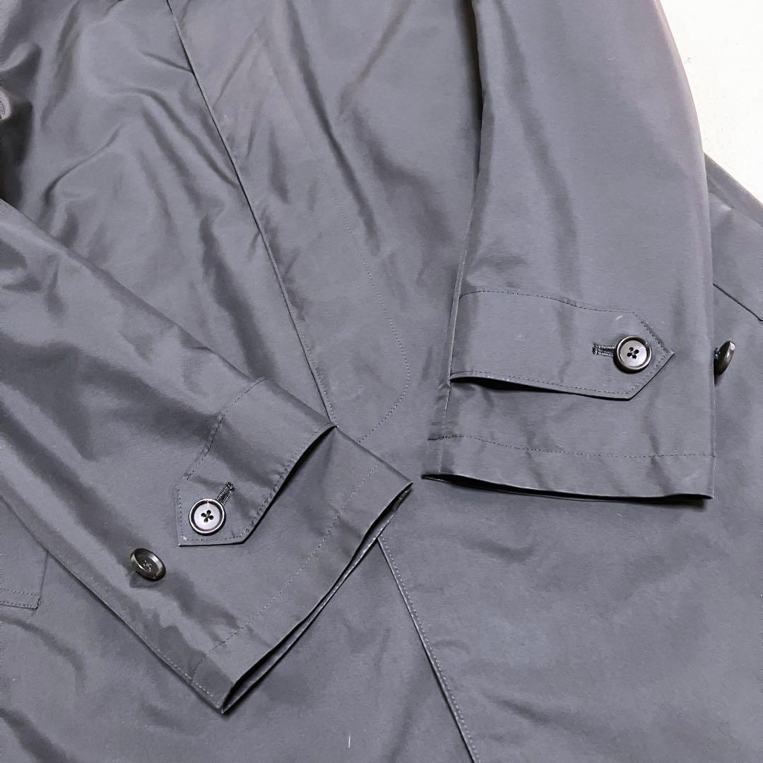 良品　ブルックスブラザーズ　ステンカラーコート　ライナー付き　M　ネイビー　濃紺