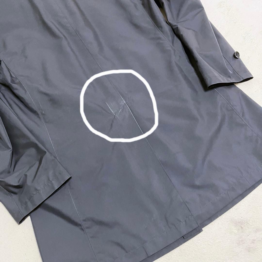 良品　ブルックスブラザーズ　ステンカラーコート　ライナー付き　M　ネイビー　濃紺