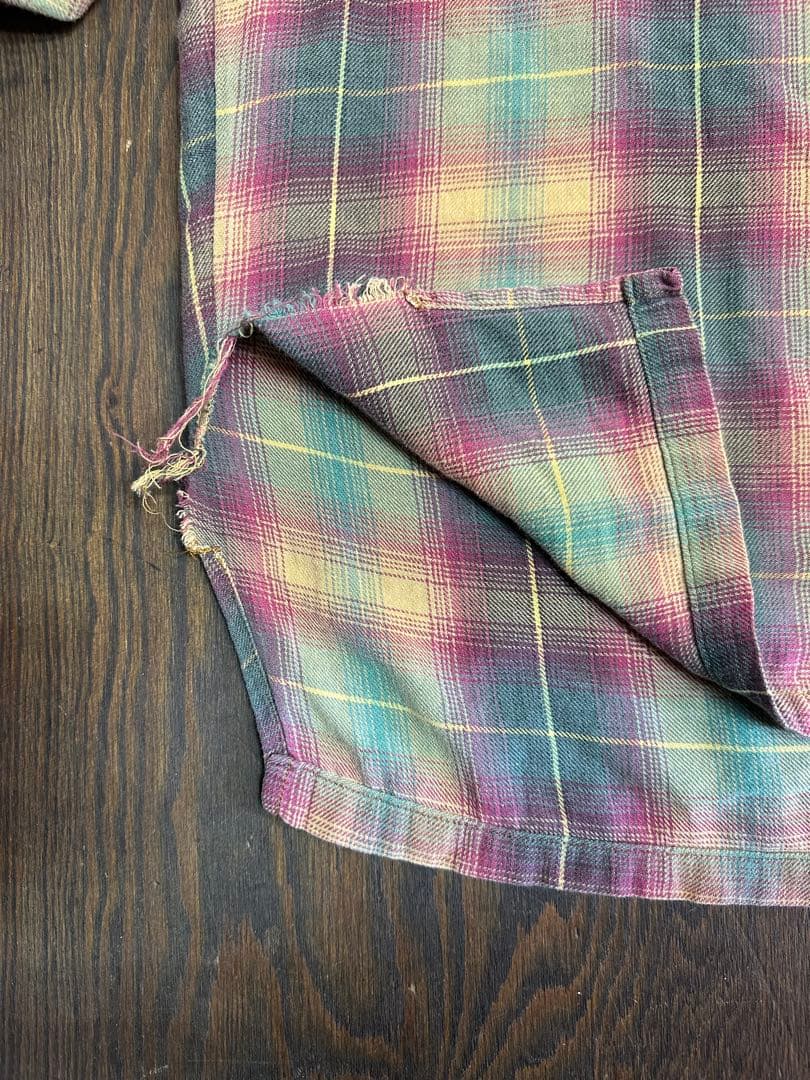 90s old stussy オンブレ シャツ ヴィンテージ USA製