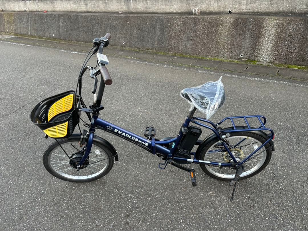 電動アシスト折りたたみ自転車 evaplus