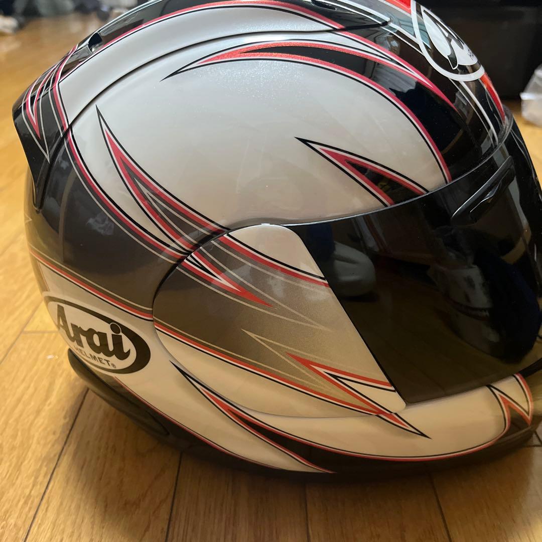 Arai フルフェイスヘルメット 黒赤白 watatu
