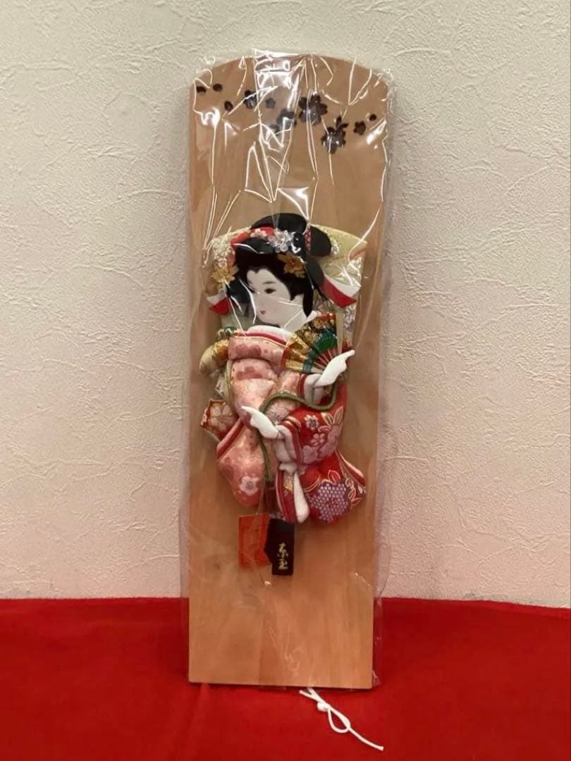 壁掛羽子板　東玉　10号　本つげかんざし　振袖