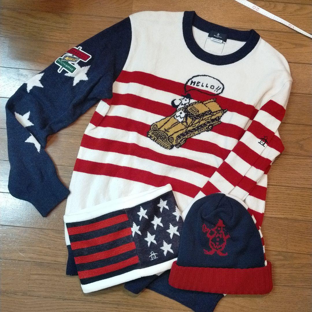 マンシングウェア コラボ セーター ほか3点セット メンズ 秋冬