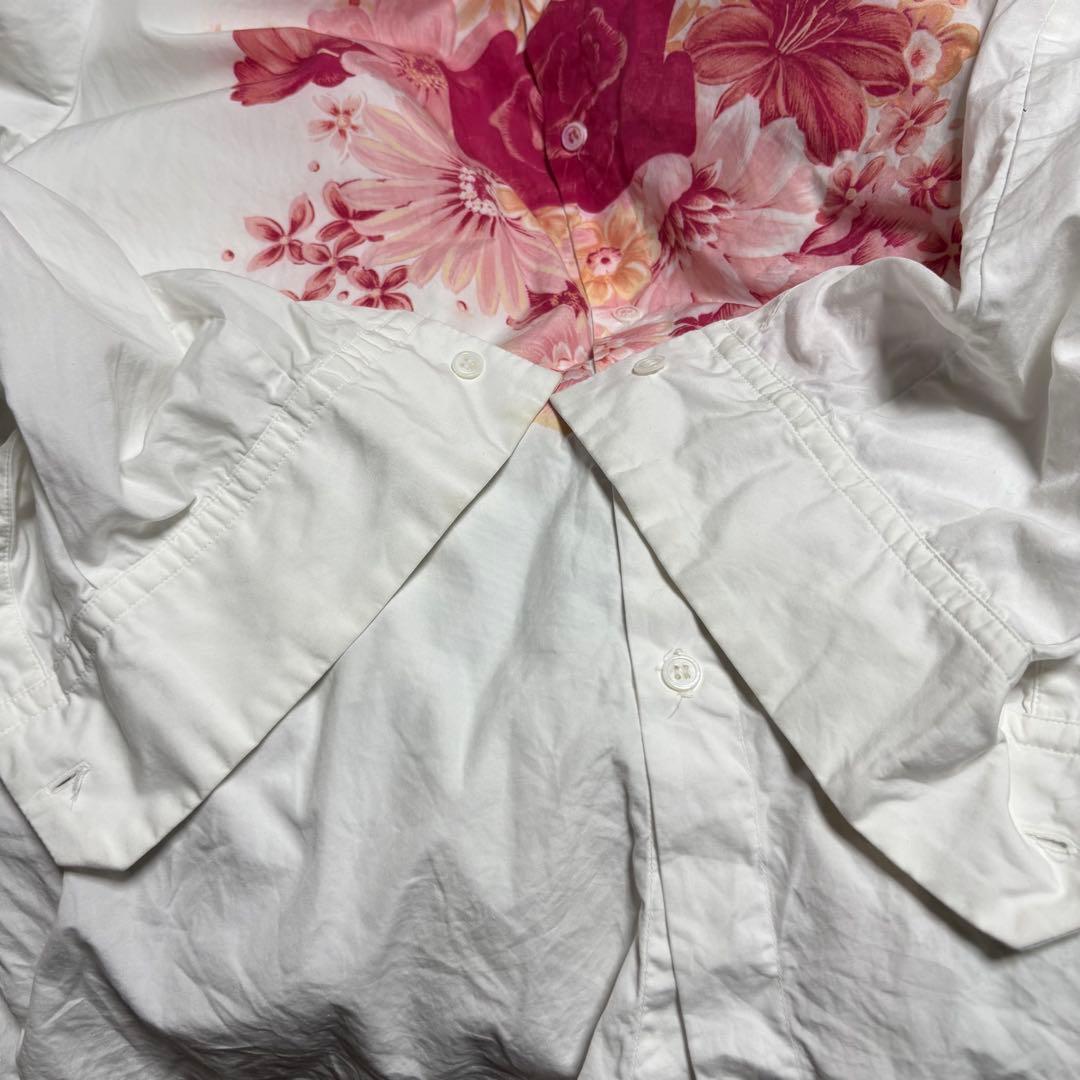 Yohji Yamamoto ヨウジヤマモト　花柄シャツ サイズ4 古着