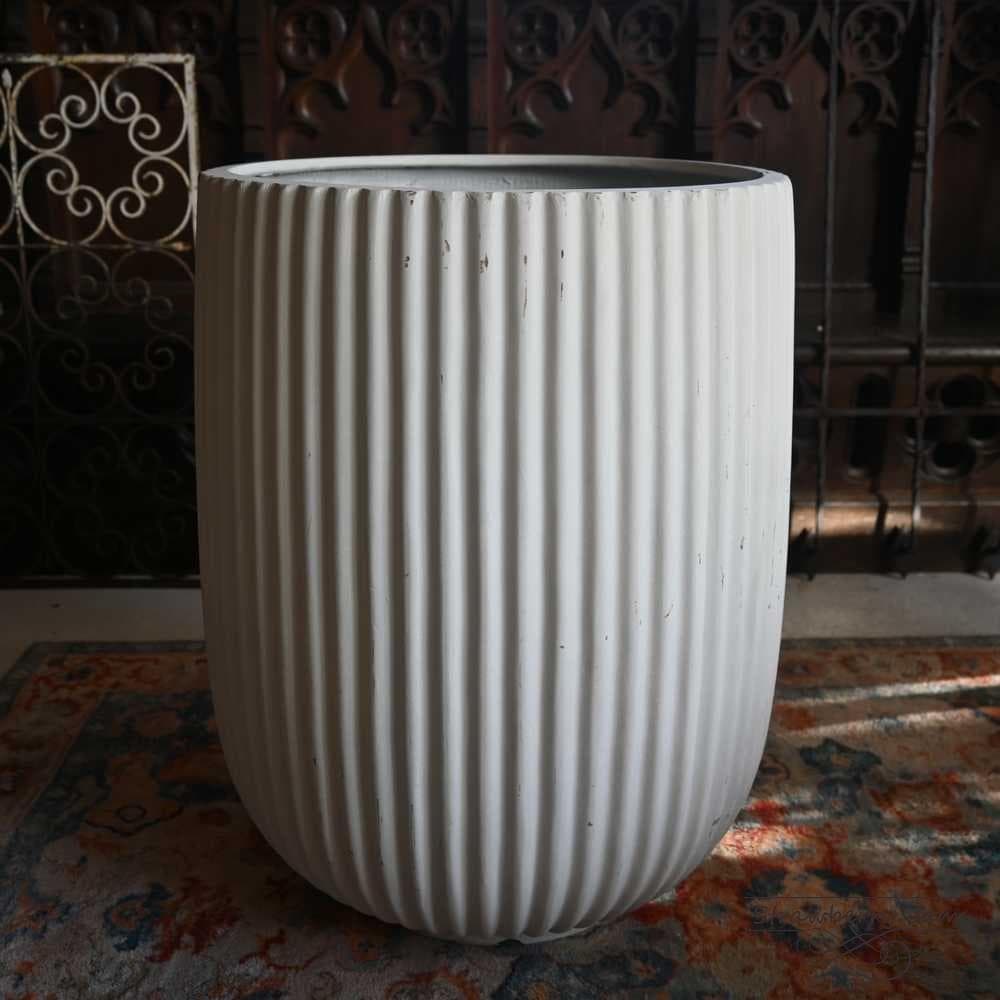 L3710-36 英国アンティーク ブリキ ドラム ジャンク 鉢 ガーデニング