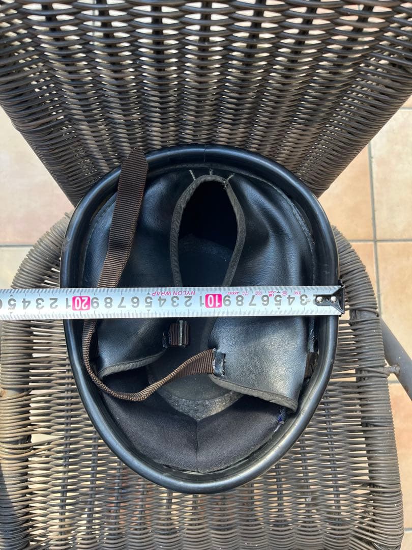 BUCO ブコ プロテクター　リブ付き太ゴム　ビンテージ ハーフヘルメット