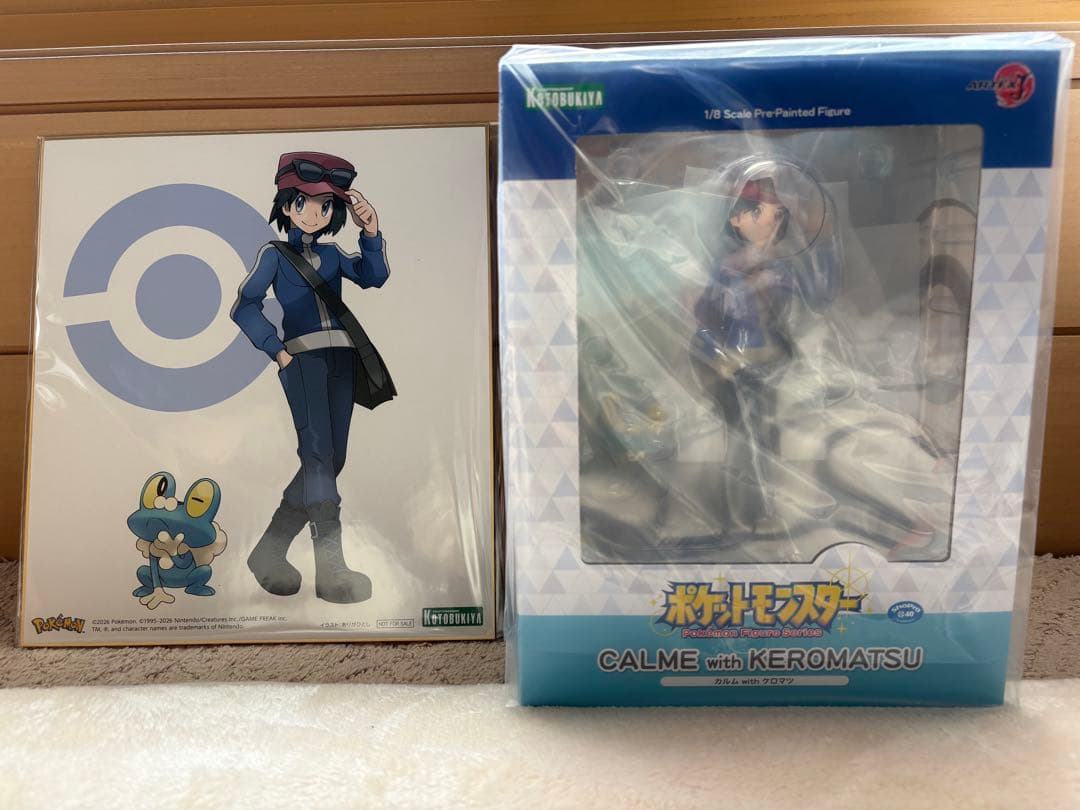 ポケモン カルム ケロマツ コトブキヤ 1/8フィギュア 特典色紙付き