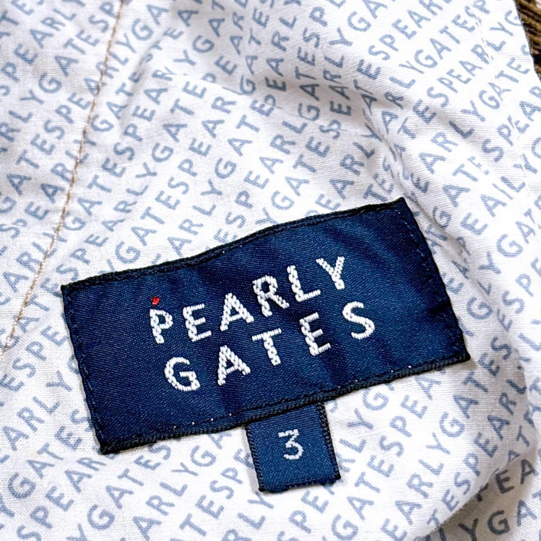 【2023年モデル⭐️サイズ3⭐️極美品】パーリーゲイツ　ゴルフパンツ　総柄　メンズ