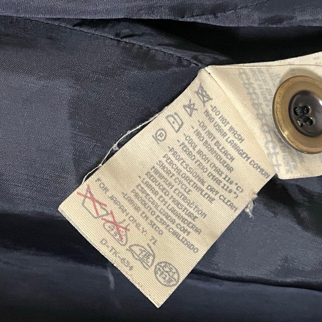 美品 VALENTINO ヴァレンティノ ノーカラーロングコート 比翼 ウール