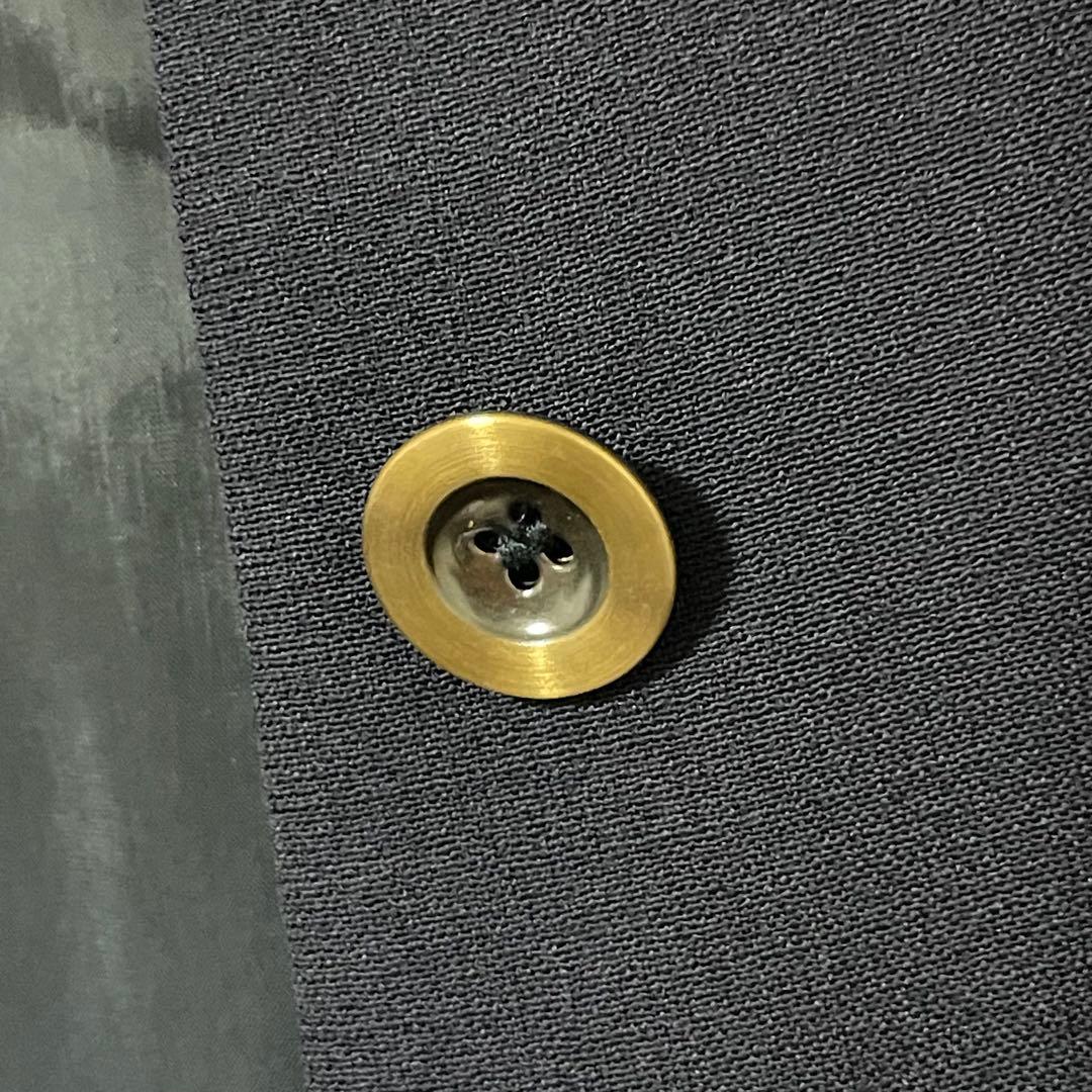 美品 VALENTINO ヴァレンティノ ノーカラーロングコート 比翼 ウール