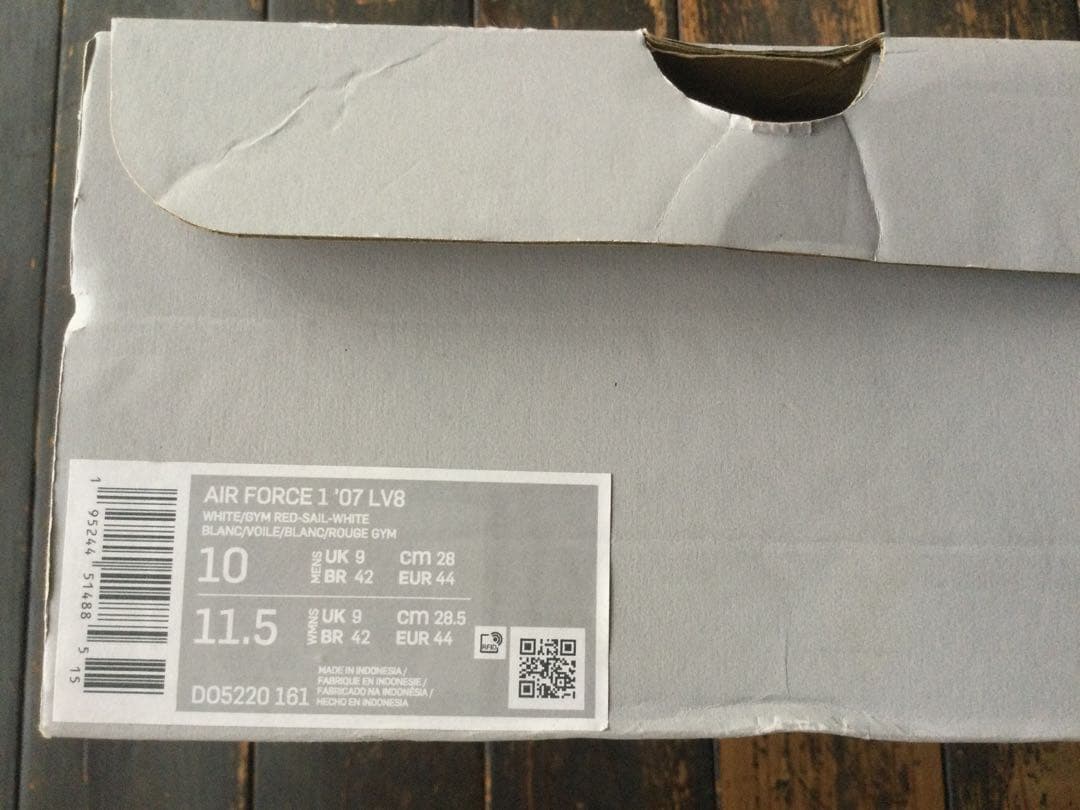 Nike Air Force 1 ‘07 LV red 28cm