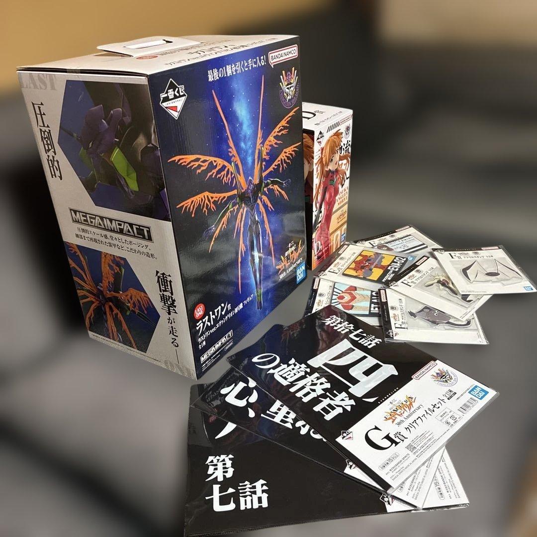 双*葉様 一番くじエヴァンゲリオン　D賞アスカフィギュア＋ラストワン初号機フィギ