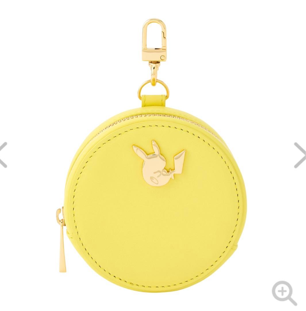 ポケモンセンター　本革ミニラウンドポーチ ピカチュウ