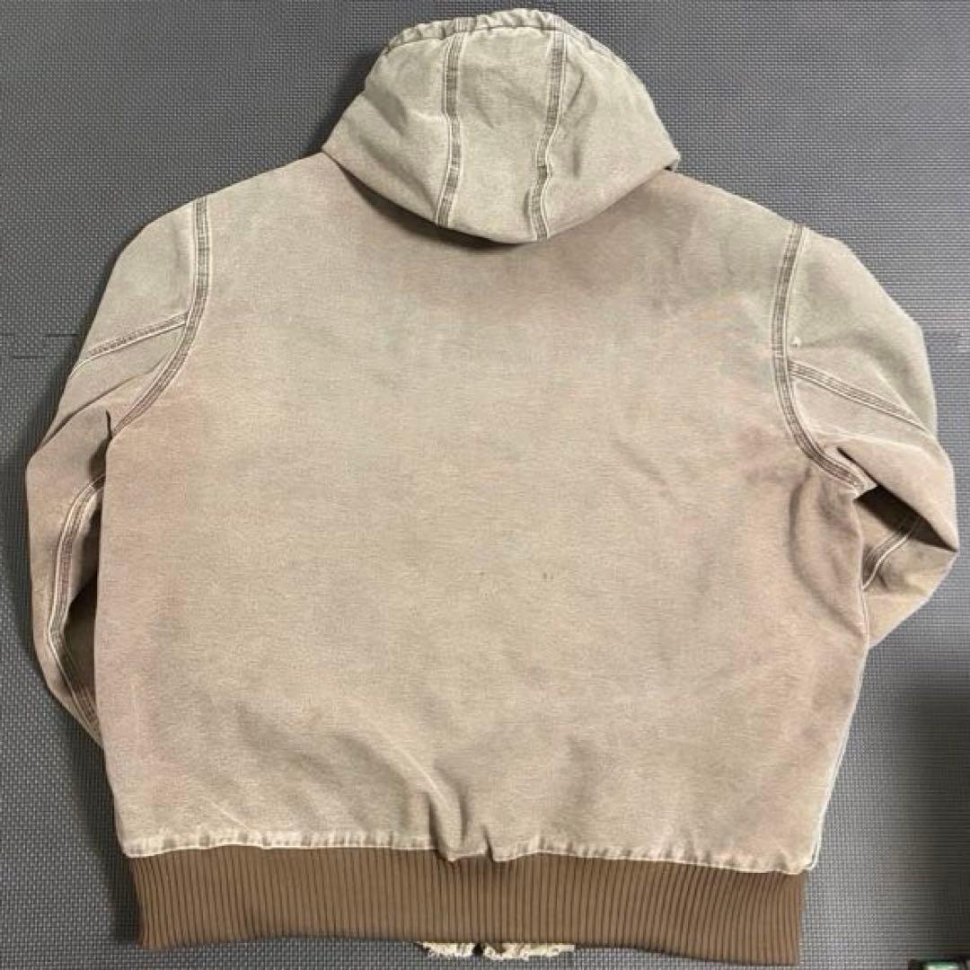00s Carhartt ダックジャケット アクティブジャケット　鬼ヒゲ　焦茶