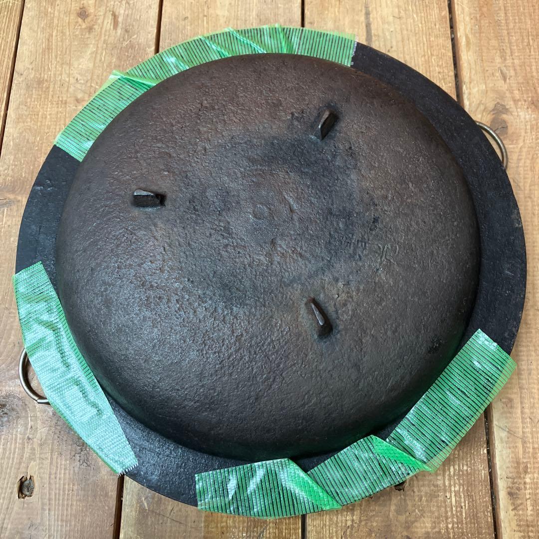 D-５ 南部鉄器 すき焼き鍋 いろり鍋 囲炉裏 五徳 鉄鍋 和食器 骨董