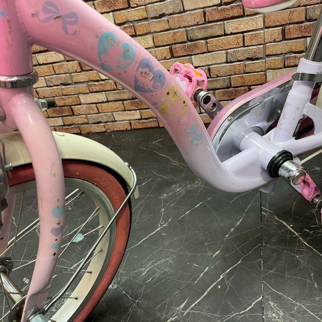 【88】子供用自転車 子供車 Disney PRINCESS ピンク16インチ