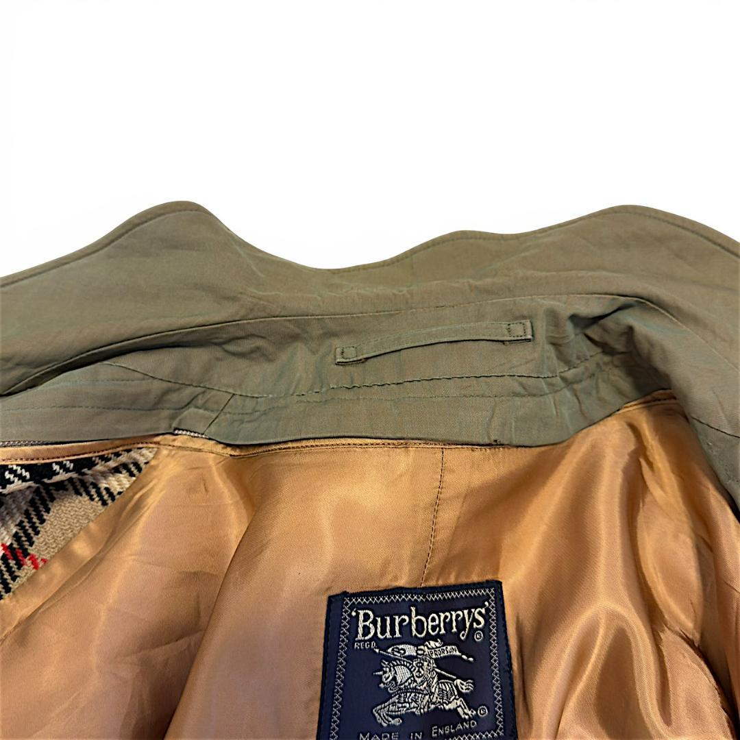 Burberry ステンカラーコート ライナー カーキ メンズ ノバチェック