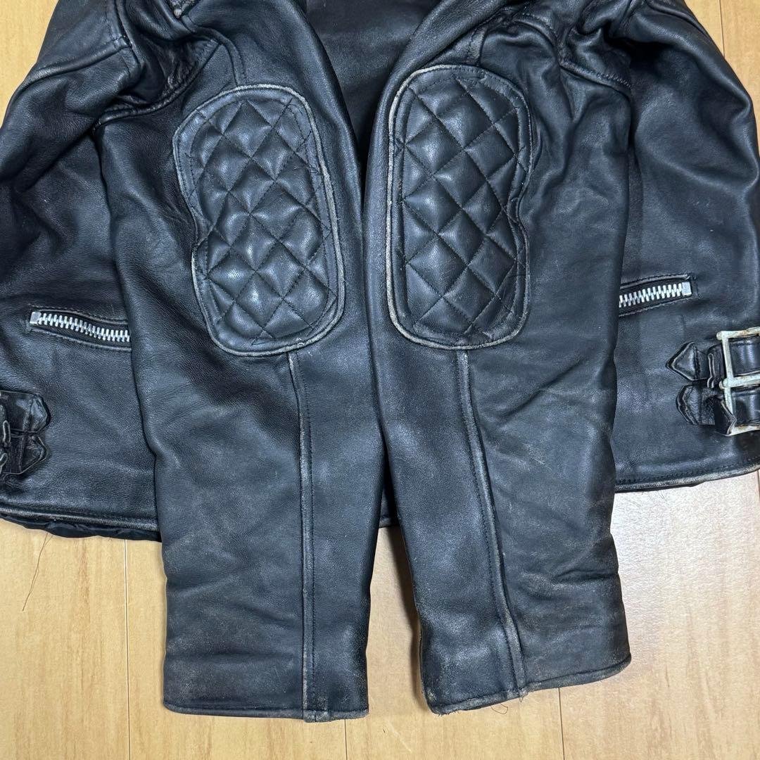 EAGLE 70s イングランド製 セミダブルライダースジャケット ロンジャン