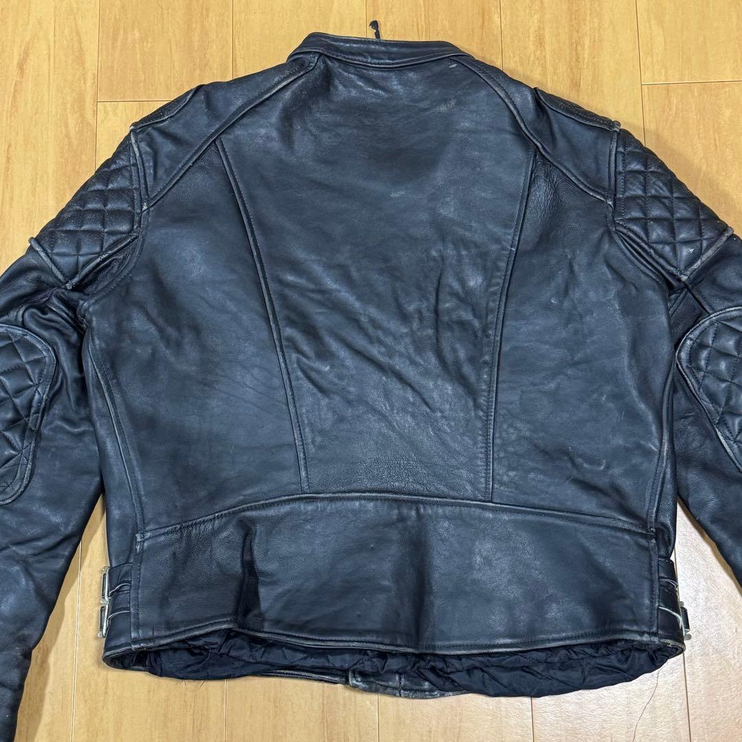 EAGLE 70s イングランド製 セミダブルライダースジャケット ロンジャン