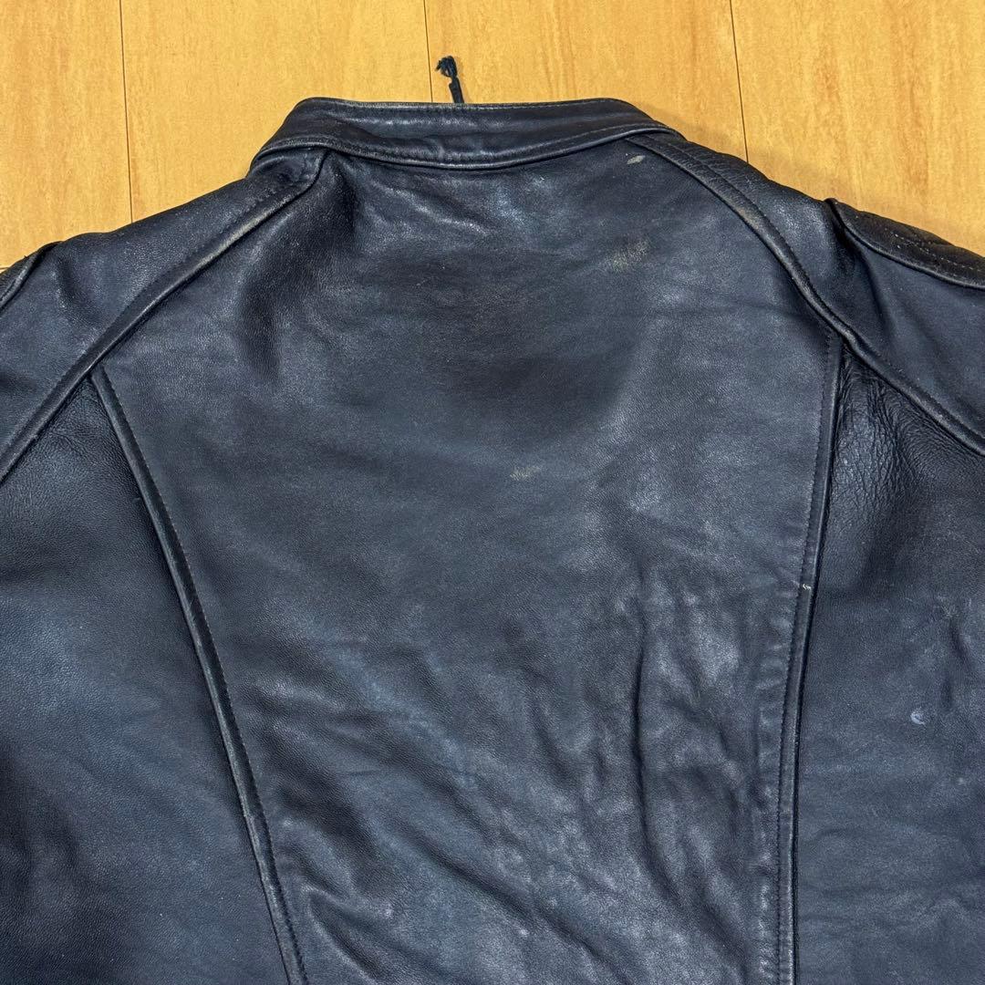 EAGLE 70s イングランド製 セミダブルライダースジャケット ロンジャン