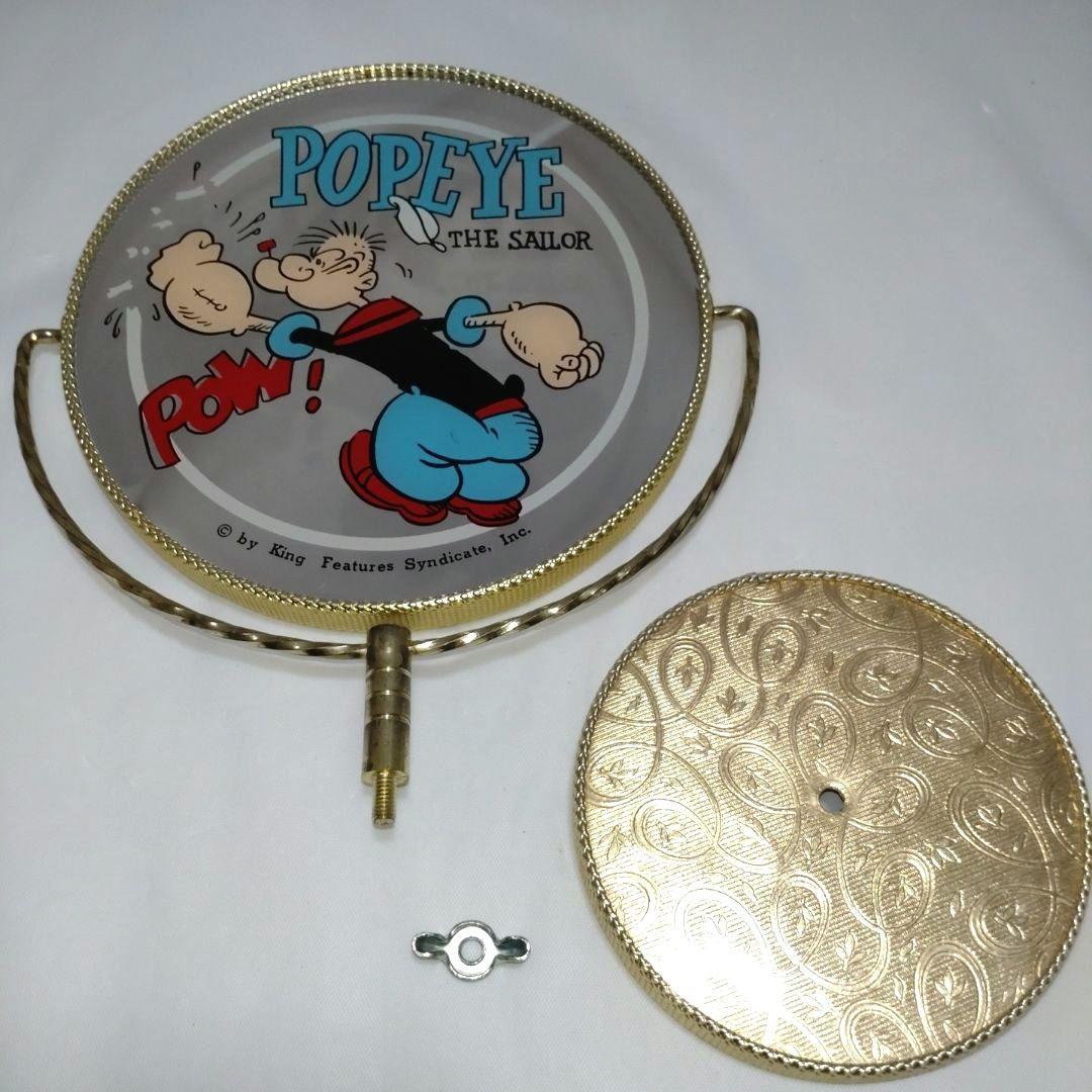 ポパイ テーブルミラー 鏡 ヴィンテージ レトロ レア 希少