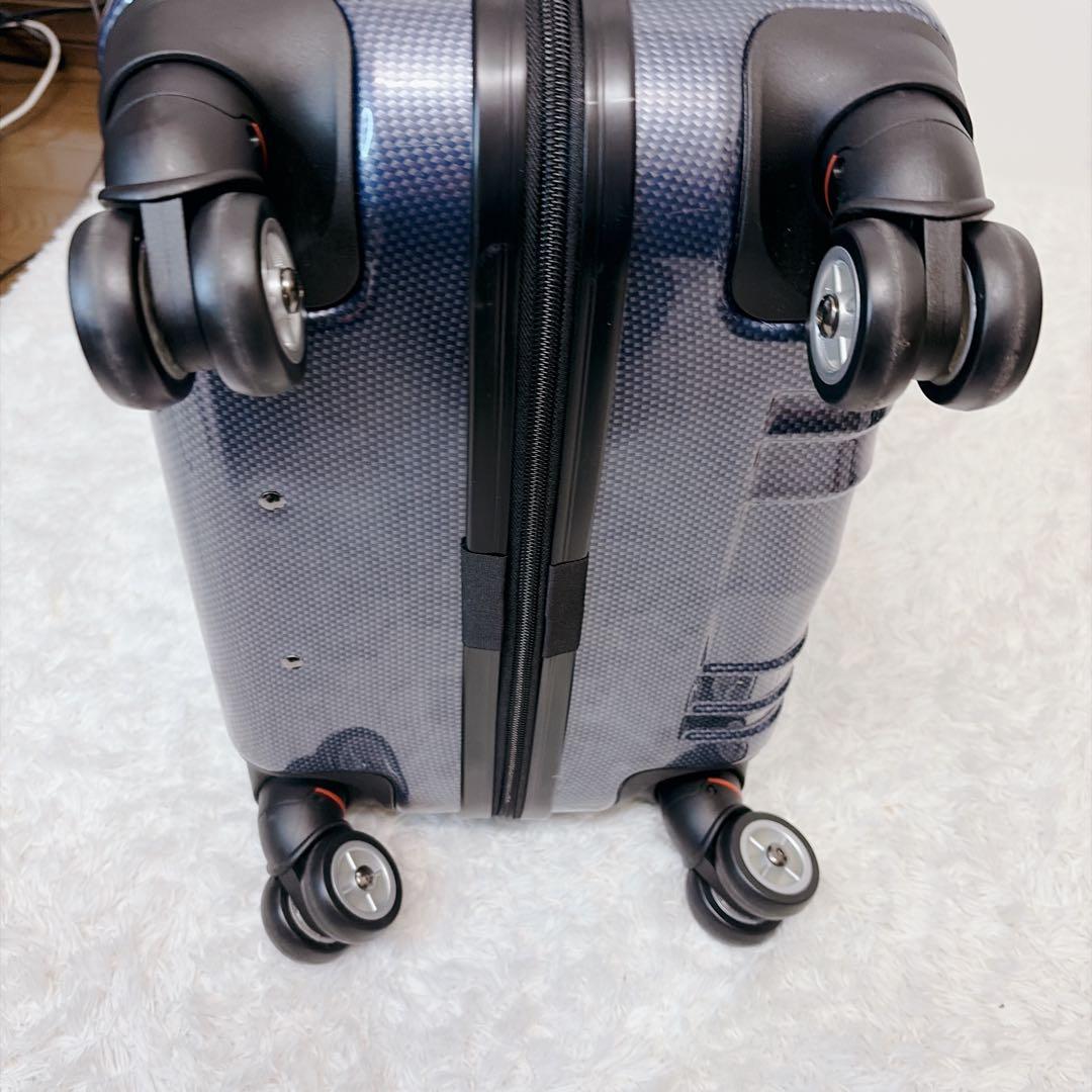 ace エース キャリーケース 47L ネイビーカーボン　ハード　TASロック