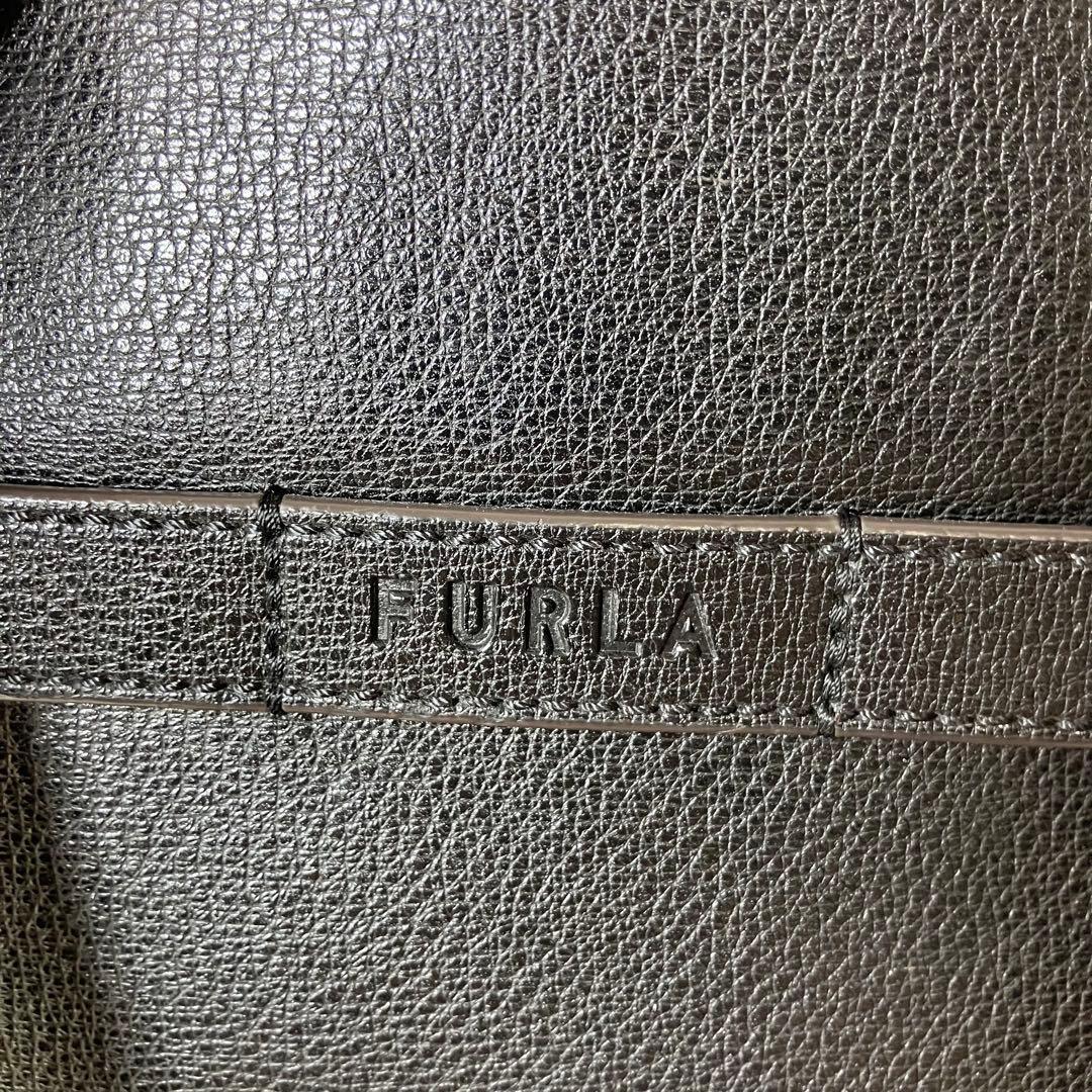 フルラ✨MAN ジョーヴェ L A4可 ３室 レザー 本革 黒 トートバッグ