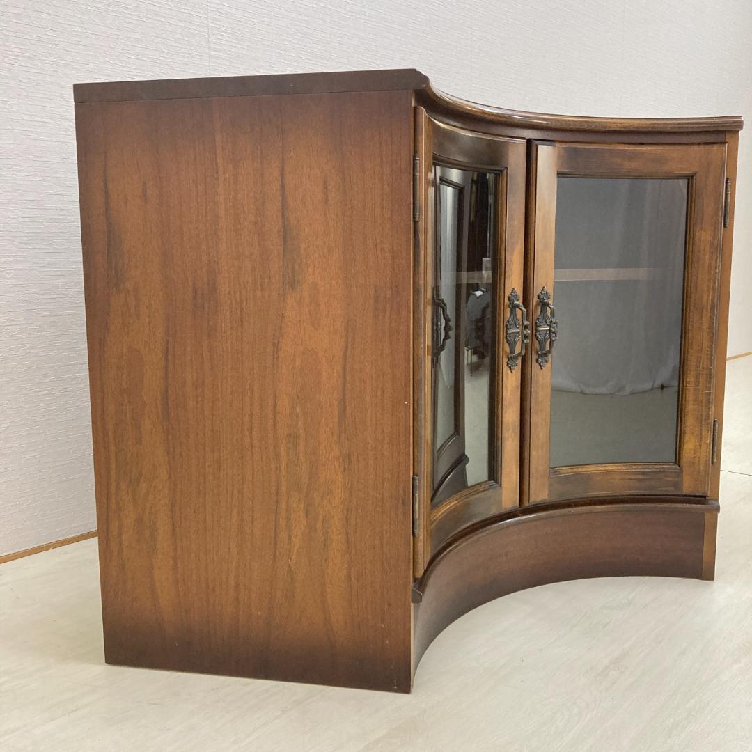 【カリモク】コロニアル　コーナーキャビネット テレビ台