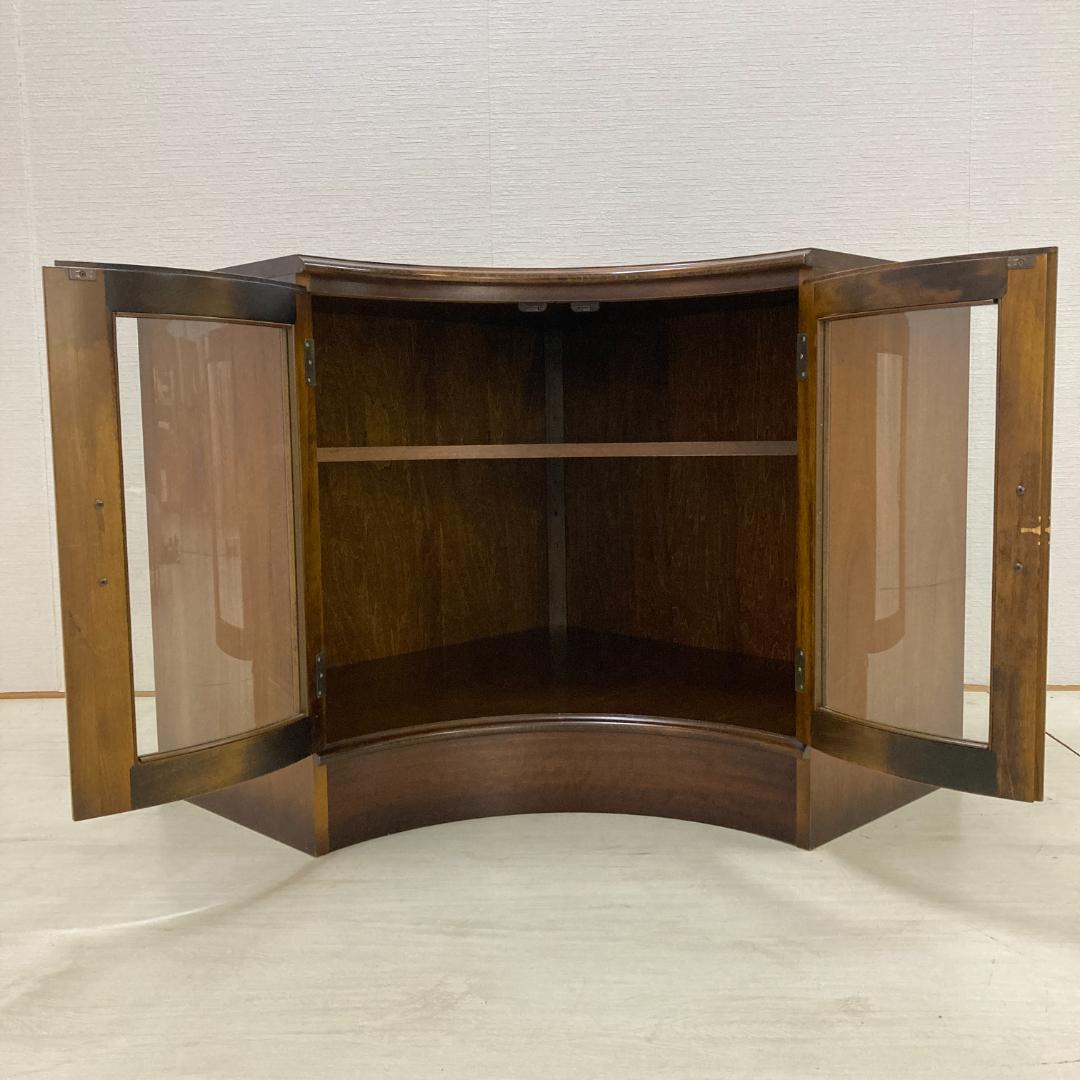 【カリモク】コロニアル　コーナーキャビネット テレビ台