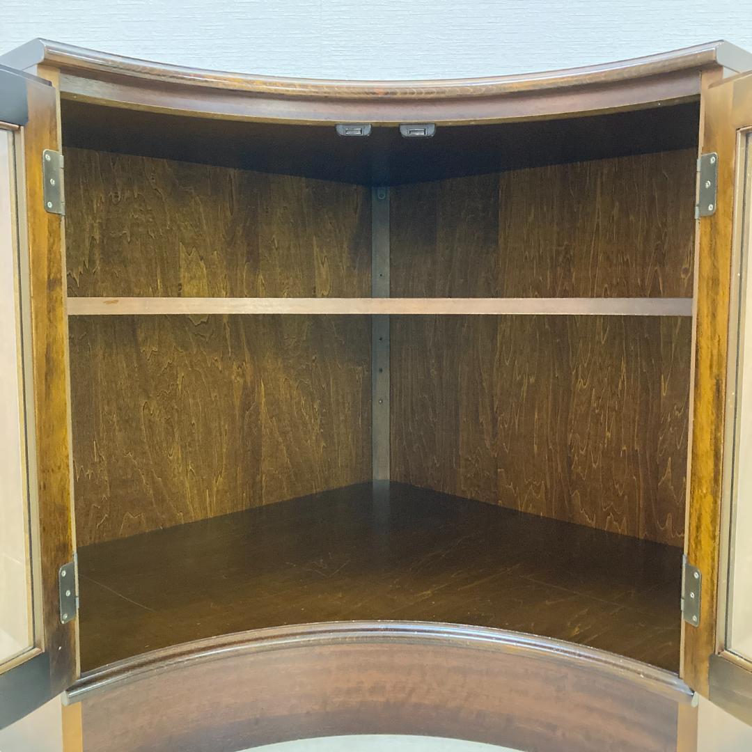 【カリモク】コロニアル　コーナーキャビネット テレビ台