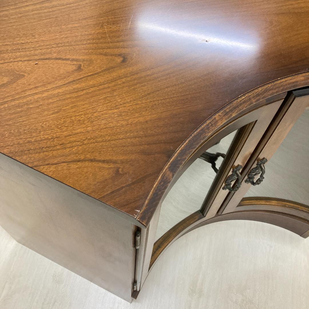 【カリモク】コロニアル　コーナーキャビネット テレビ台