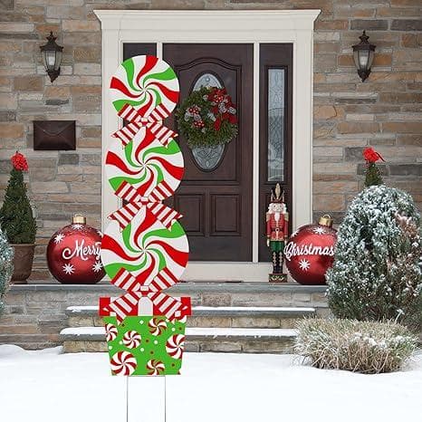 クリスマス デコレーション アウトドア クリスマス ヤードサイン ホリデー装飾