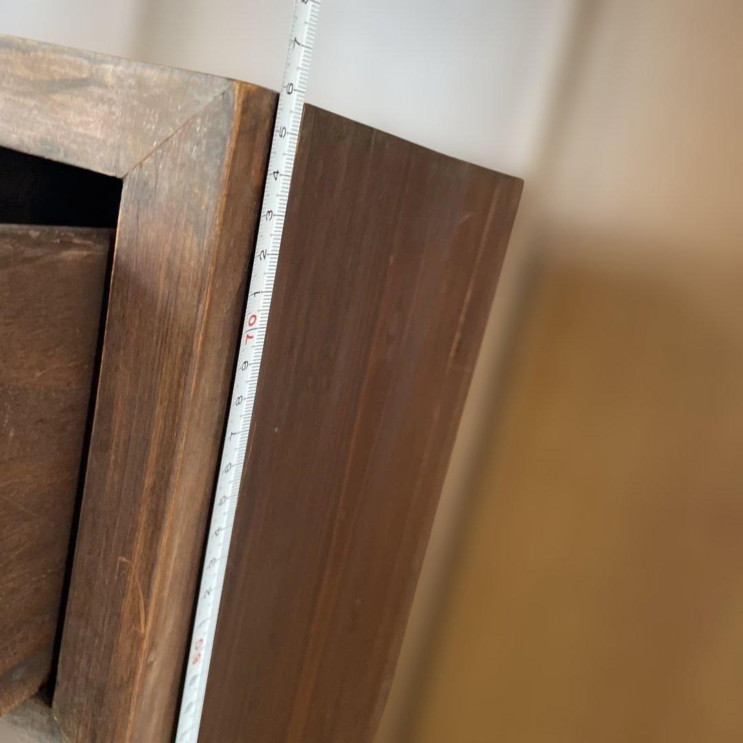 階段タンス　高さ約75.7cm 幅約72cm