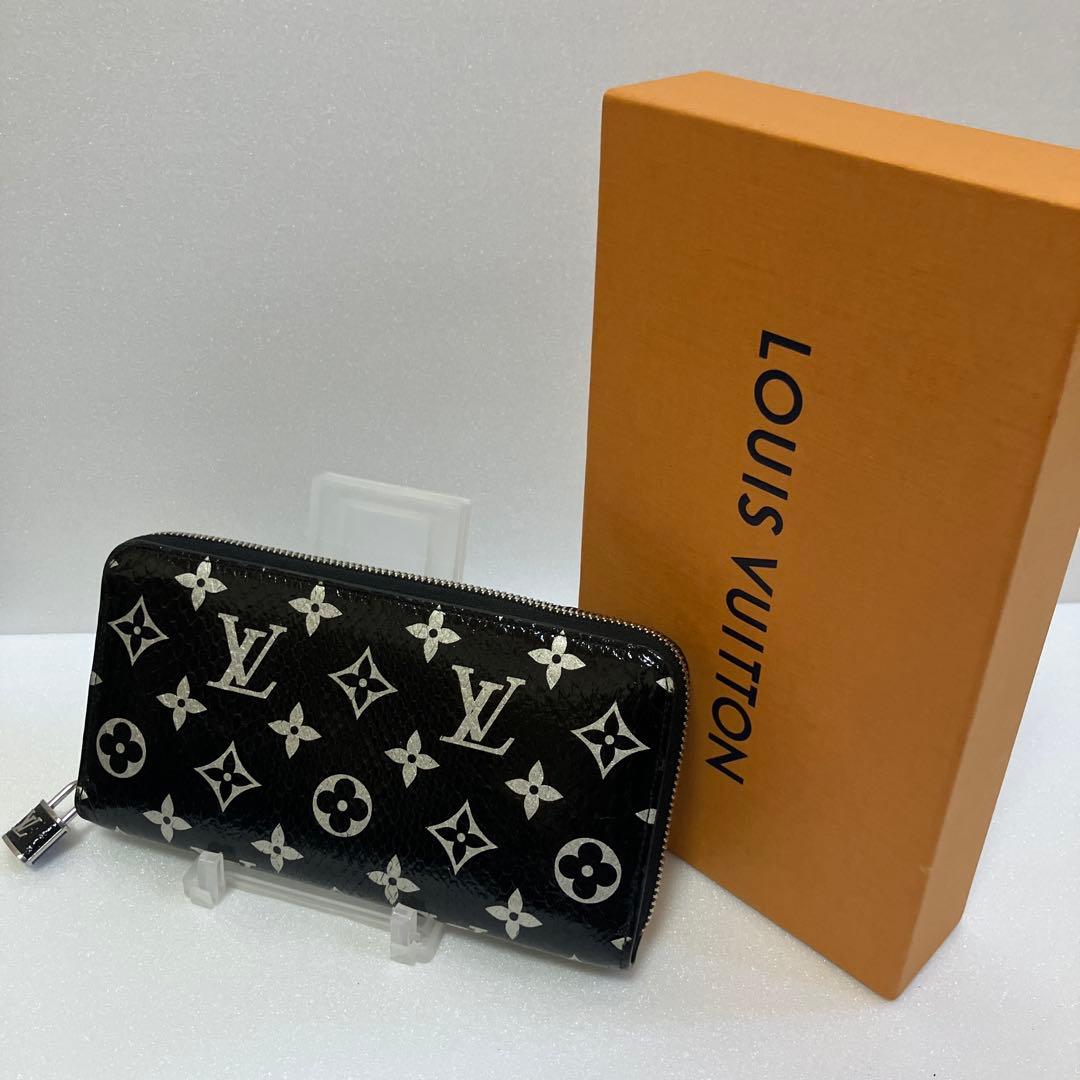 ⭐︎美品⭐︎ルイヴィトン モノグラム エキゾチック ノワール パイソン 長財布
